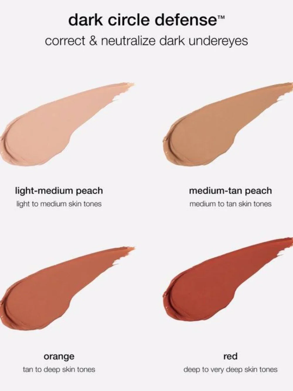 tarte Dark Circle Defense CC Undereye Corrector Shade 'Light-Medium Peach'- NWT